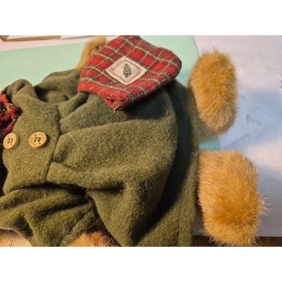 Boyds Bears Heidi Woodsbeary 918335 10" Plush Autumn Plaid - Picture 3 of 7